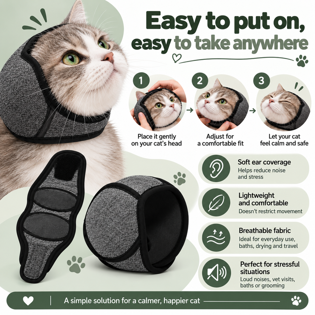 Adjustable Cat Ear Muffs
